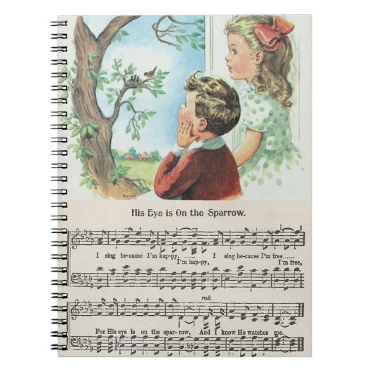 Zijn oog staat op de reservelijst notitieboek (Voorkant)