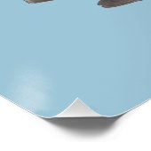 Zijn oog staat op de Sparrow. Poster (Hoek)