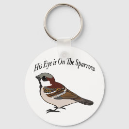Zijn oog staat op de Sparrow. Sleutelhanger