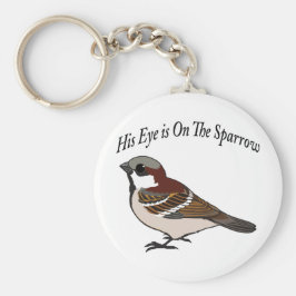 Zijn oog staat op de Sparrow. Sleutelhanger