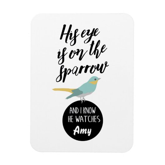 Zijn oog staat op de spinnemagneet. magneet (Verticaal)