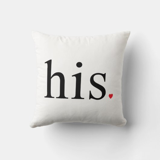 zijn paar kussen (Achterkant)