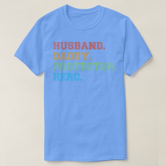 Zijn papa held t-shirt (Design voorkant)