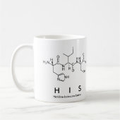 Zijn peptide naam mok (Links)