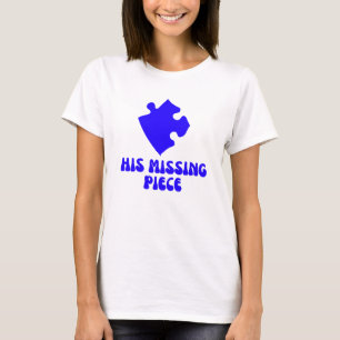 Zijn perfecte match – Puzzle Love T-shirt
