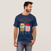 Zijn pinda Butter Jelly Time Funny Gift Idee T-shirt (Voorkant volledig)