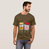 Zijn pinda Butter Jelly Time Funny Gift T Idee T-shirt (Voorkant volledig)
