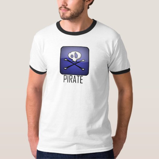 Zijn piraat t-shirt (Voorkant)