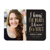 Zijn plannen Afstuderen kondiging Magnet Magneet (Horizontaal)