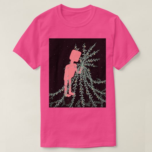 Zijn planten robots en robots planten t-shirt (Design voorkant)