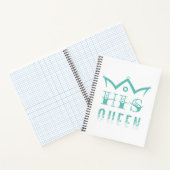 Zijn Queen Spiral Notitieboek (Binnen)