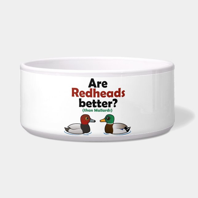 Zijn Redhead beter? Voerbakje (Voorkant)