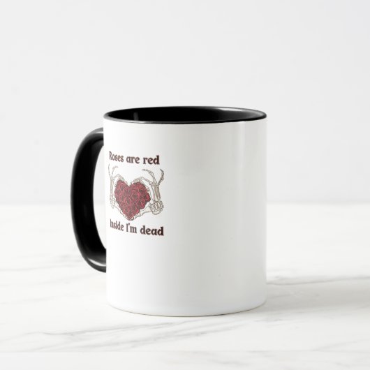 Zijn rood Ik ben dood Klassiek Mok (Voorkant links)