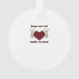 Zijn rood Ik ben dood Klassiek Ornament