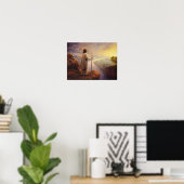 Zijn Schepping, Jezus Christus Schilderij, Jezus P Poster (Thuiskantoor)