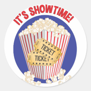 Zijn Showtime Ronde Sticker