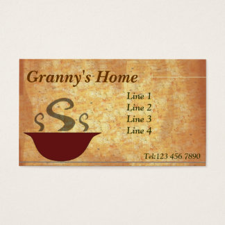 Zijn soeptijd! visitekaartje