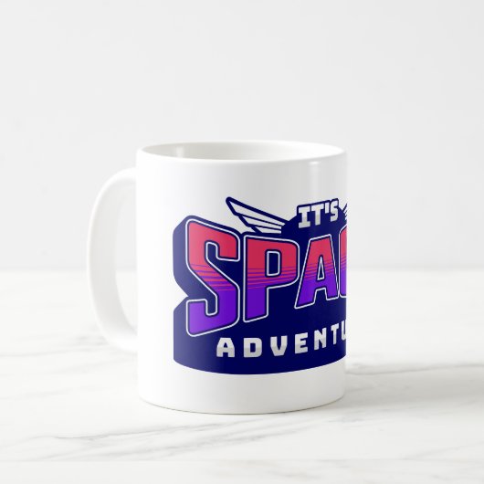Zijn Space Adventure Mok (Voorkant links)