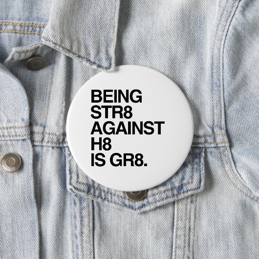 ZIJN ST8 TEGEN H8 RONDE BUTTON 4,0 CM (In situ)