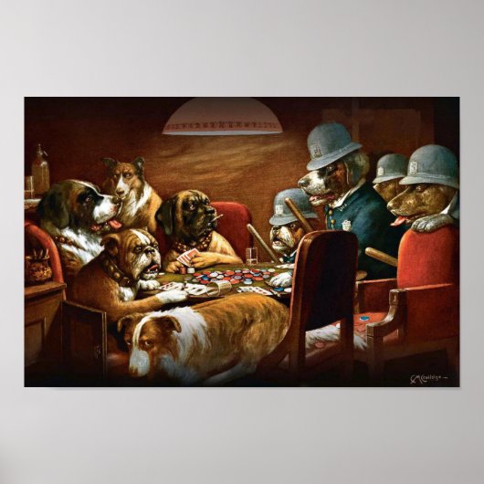 Zijn station en vier azen poster (Voorkant)