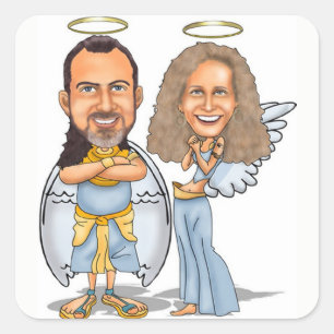 ZIJN STICKER EN HAAR ANGELS