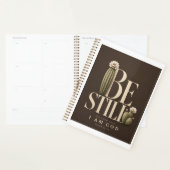 ZIJN STIL | Psalm 46:10 Planner | Walnoot (Display)