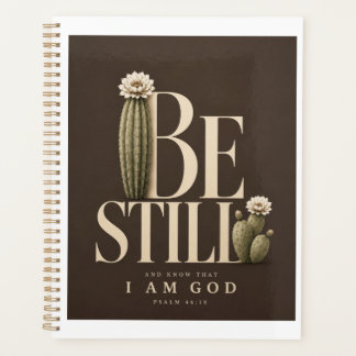 ZIJN STIL | Psalm 46:10 Planner | Walnoot
