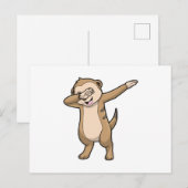 Zijn stokstijf als hiphopdans briefkaart (Voorkant / Achterkant)