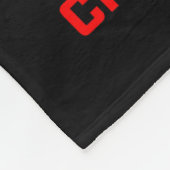 Zijn strijd Grote neef CHD-bewustzijn hartziekte Fleece Deken (Hoek)