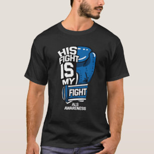 Zijn strijd is de ziekte van MND Lou Gehrig. T-shirt