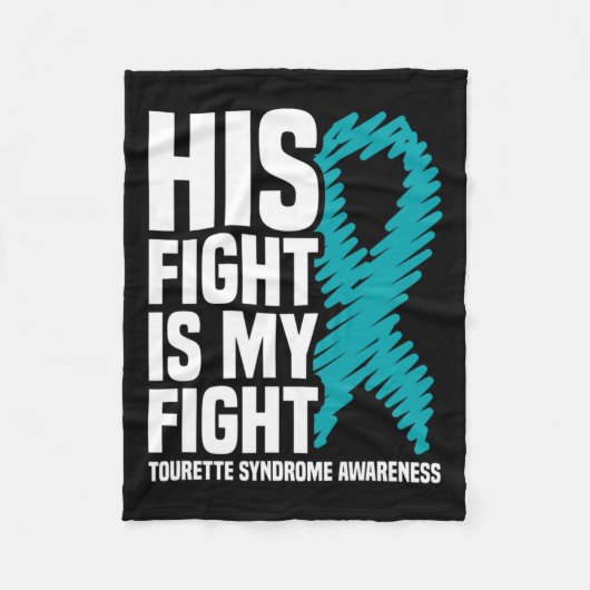 Zijn strijd is mijn bewustzijn van het syndroom va fleece deken (Voorkant)