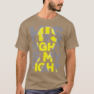 Zijn strijd is mijn kinderkankerbewustzijn51 t-shirt