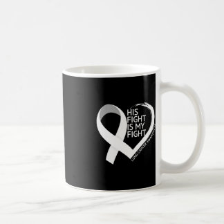 Zijn strijd is mijn maand van brandwonden voor kan koffiemok