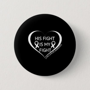 Zijn strijd is mijn maand van brandwonden voor kan ronde button 5,7 cm