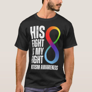 Zijn Strijd Is Mijn Strijd Autisme ASD Steunend Au T-shirt