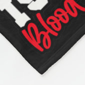 Zijn Strijd Is Mijn Strijd. Boksen Boksers Bloedka Fleece Deken (Hoek)