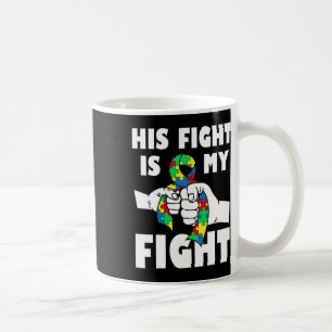 Zijn Strijd Is Mijn Strijd Inspirerend Autisme Bew Koffiemok