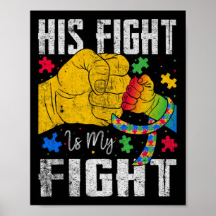 Zijn strijd is mijn strijd om het bewustzijn van a poster