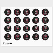 Zijn Strijd Is Mijn Strijd Schoonvader Multipel My Ronde Sticker (Vel)