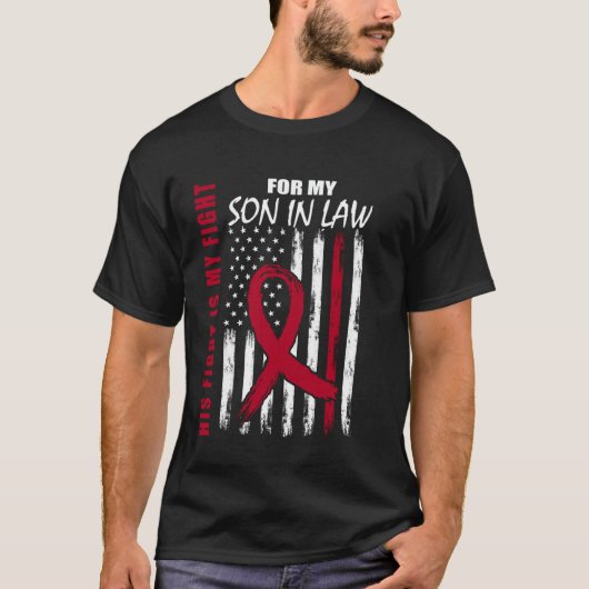 Zijn Strijd Is Mijn Strijd Schoonzoon Multipel Mye T-shirt (Voorkant)