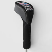 Zijn Strijd Is Mijn Strijd Steun Autisme Bewustzij Golfheadcover (Schuin)