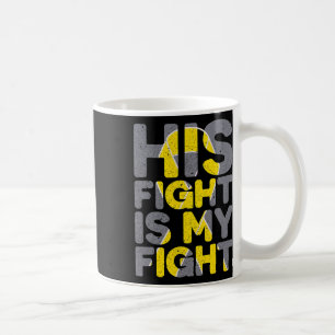 Zijn Strijd Is Mijn Strijd T-shirt voor bewustword Koffiemok