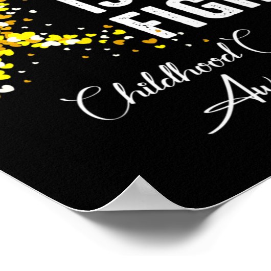 Zijn strijd is mijn strijd tegen de goudkoolstof k poster (Hoek)