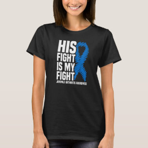 Zijn strijd is mijn strijd tegen de jeugdige artri t-shirt