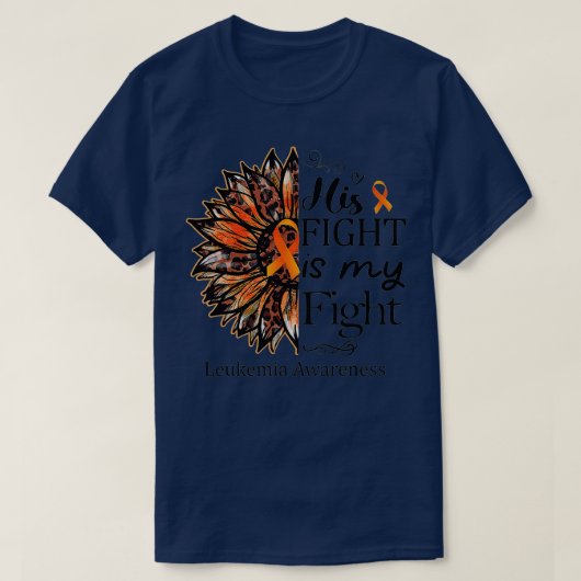 Zijn strijd is mijn strijd tegen de Oranje zonnebl T-shirt (Design voorkant)