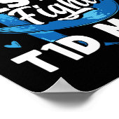 Zijn strijd is mijn strijd tegen de T1d mam Diabet Poster (Hoek)