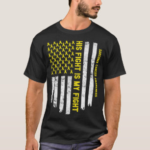 Zijn strijd is mijn strijd tegen de ziekte van Sar T-shirt