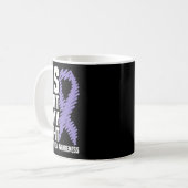 Zijn strijd is mijn strijd tegen fibromyalgie koffiemok (Voorkant links)