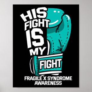 Zijn strijd is mijn strijd tegen het Fragile X Syn Poster