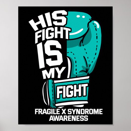 Zijn strijd is mijn strijd tegen het Fragile X Syn Poster (Voorkant)
